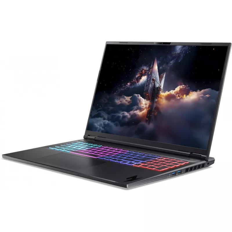 Portatīvais dators Acer Nitro 18 AI AN18-61-R698, AMD Ryzen AI 7 PRO 350 3.5 GHz, 18 collu WQXGA 2560×1600, 16 GB DDR5, 1 TB SSD, NVIDIA GeForce RTX 5060, Windows 11 Home, Melns