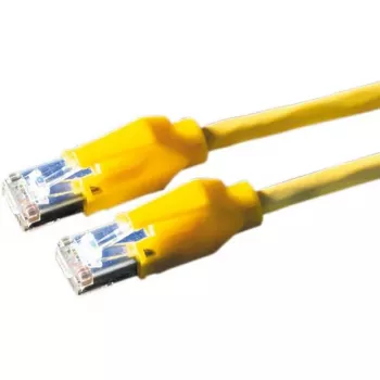 Datwyler DATWYLER - komutācijas kabelis - RJ-45 (V) - RJ-45 (V) - 3 m - SSTP kabelis - CAT 6 - bezhalogēna - dzeltens (21.05.0032)