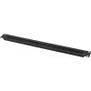 Kabeļu pārvaldības sloksne helos 328897 1U melna 48,3 cm