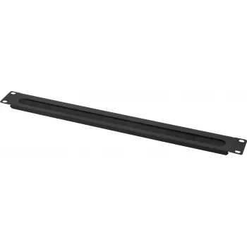 Kabeļu pārvaldības sloksne helos 328897 1U melna 48,3 cm