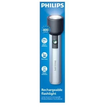 Lukturis Philips Uzlādējams USB-C 400 lm 2000 mAh – pārnēsājama LED rokas gaisma