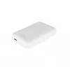 Pārnēsājams ārējais akumulators FIXED FIXZENM-6-WH — 6000 mAh, USB-C ātrā uzlāde, balts