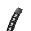 CableMod C-Series PRO ModMesh 12VHPWR kabeļu komplekts Corsair RM, RMi, RMx (Melns Label) - melns/baltss
