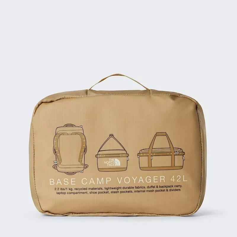 Soma The North Face Base Camp Voyager Duffel 42L - haki/brūna