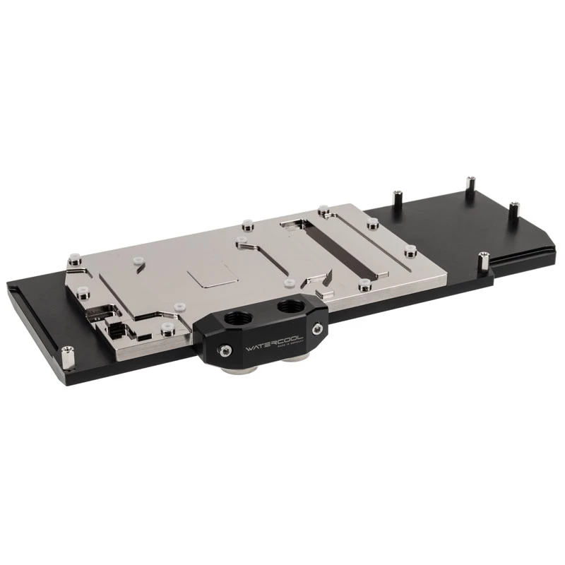 Watercool pilna pārklājuma GPU ūdens bloks Heatkiller IV Radeon RX 5700 XT — Acetāla augšdaļa ar niķelētu vara pamatni