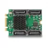 DeLOCK 61062 iekšējais SATA adapteris, M.2 uz SATA 6 Gbit/s, RAID 0, 1, 10, JBOD