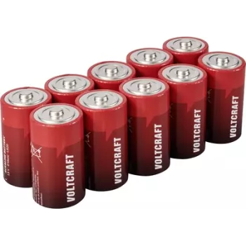 Voltcraft VC-16107980 Mono D akumulators, sārma-mangāna, 18000 mAh, 1,5 V, 10 gab. (VC-16107980)