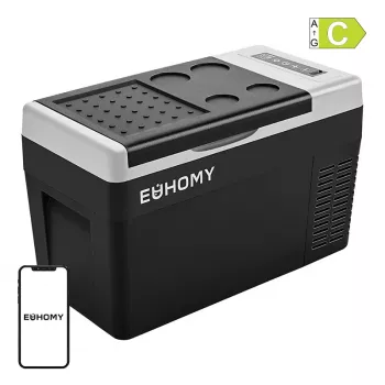 Euhomy CF004 automašīnas ledusskapis, 19L