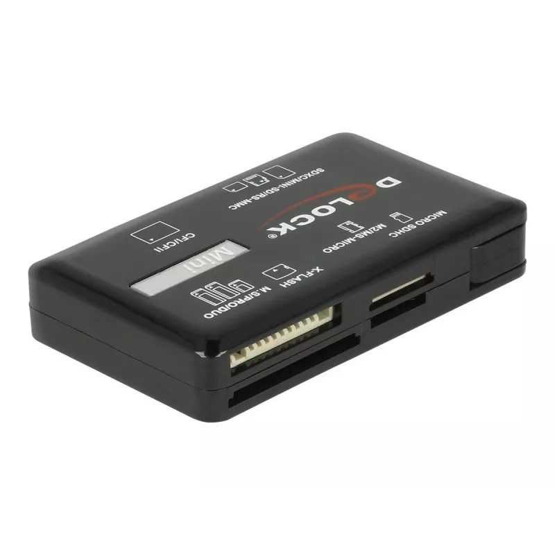 DeLOCK SuperSpeed USB karšu lasītājs CF SD Micro SD MS M2 xD 5 Gbps
