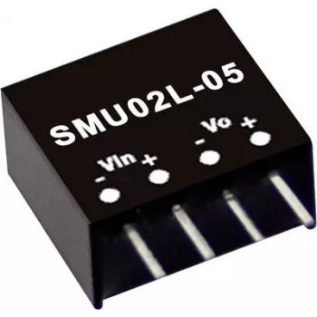 Barošanas adapteris/pārveidotājs MEAN WELL SMU02M-12, ieeja 10.8–13.2 V, izeja 12 V, izejas jauda 2 W