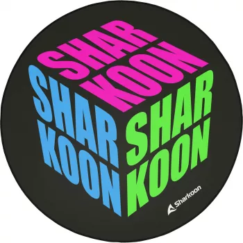 Krēsla paklājiņš Sharkoon SKILLER SFM11 Cube zils zaļš rozā poliesteris 1200x1200x5mm