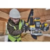 Plunge Router DeWalt DCW620NT-XJ, bezsuku akumulatora, 18V, 1600W jauda, 11–23k RPM, 12,7 mm patrona, putekļu izvads, LED, 3,6 kg, futrālis