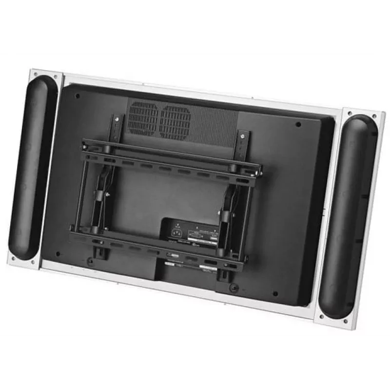 Ergotron Neo-Flex noliecams sienas stiprinājums, VHD - montāžas komplekts (sienas plāksne, šķērsstienis, 2 slīpas sliedes) plazmas panelim - melns - ekrāna izmērs: 58,4 - 106,7 cm (23 - 106,70 cm (42)) (60-