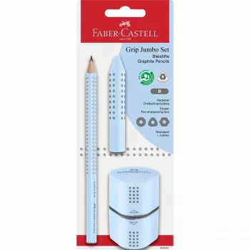 Grafīta zīmulis Faber-Castell 580084 B trīsstūrveida zils