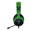 Vadu spēļu austiņas Razer Kraken V4 X — supra-aural, 20–20000 Hz, 1,8 m kabelis, 310 g, melnas/zaļas