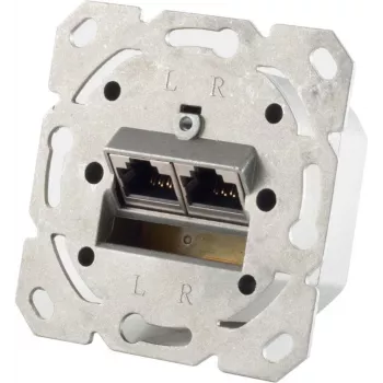 Tīkla kontaktligzda ShiverPeaks 74280 Cat.6A 2‑Port