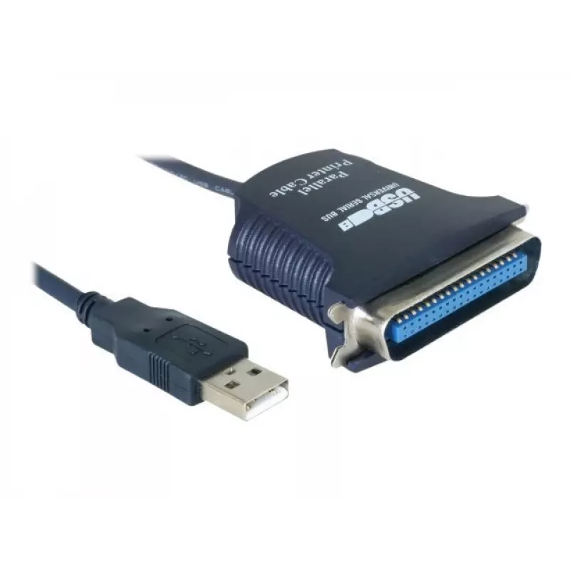 USB–printera kabelis DeLOCK 82001 1,8 m melns