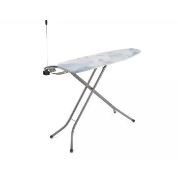 Pilna izmēra gludināmais dēlis VILEDA Bravo Plus 143032 — regulējams augstums 80–97 cm, dēlis 380×1200 mm, tērauda sieta virsma
