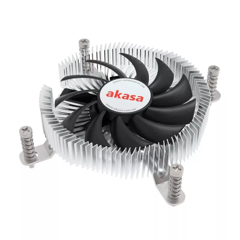 Hibrīddzesētājs Akasa Intel LGA1700 7,5 cm Alumīnija Melns