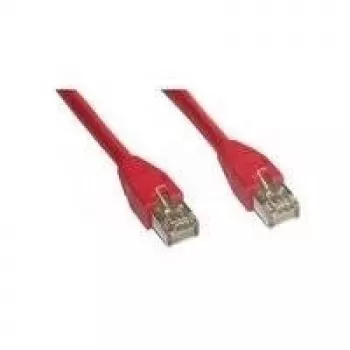 Wentronic Goobay CAT 6 komutācijas kabelis, S/FTP (PiMF), sarkans, 7,5 m - LSZH bez halogēna, varš (68282)