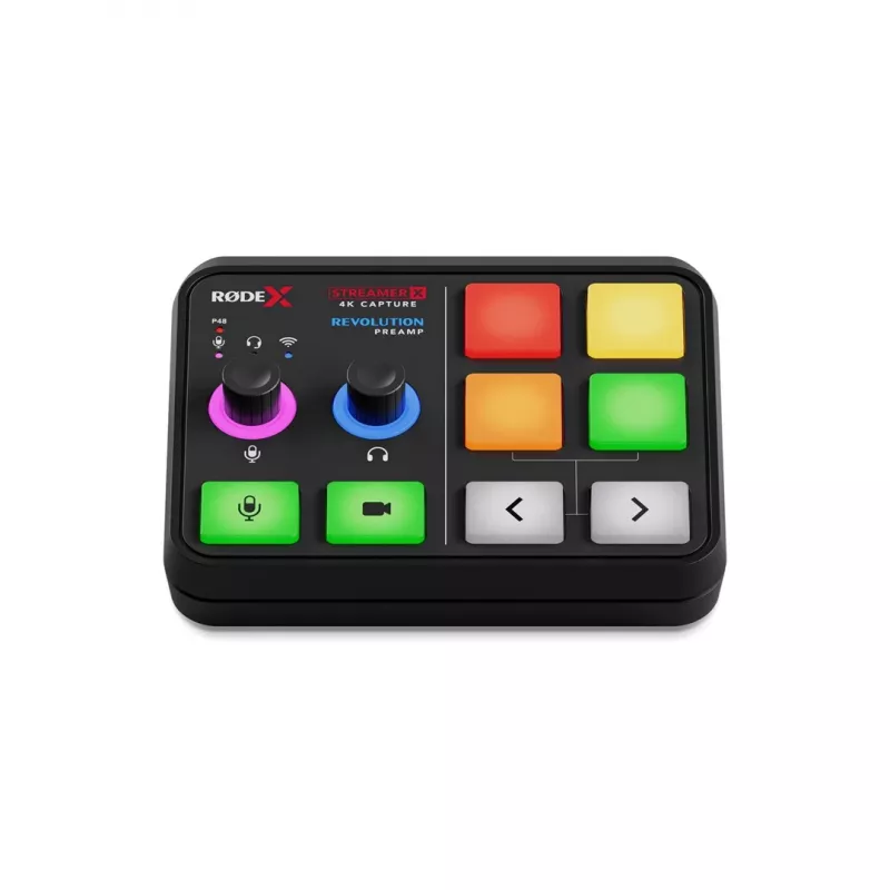 Rode STREAMERX izeju un ieeju tips: mikrofona ieeja, austiņu izeja Tips: skaņas karte