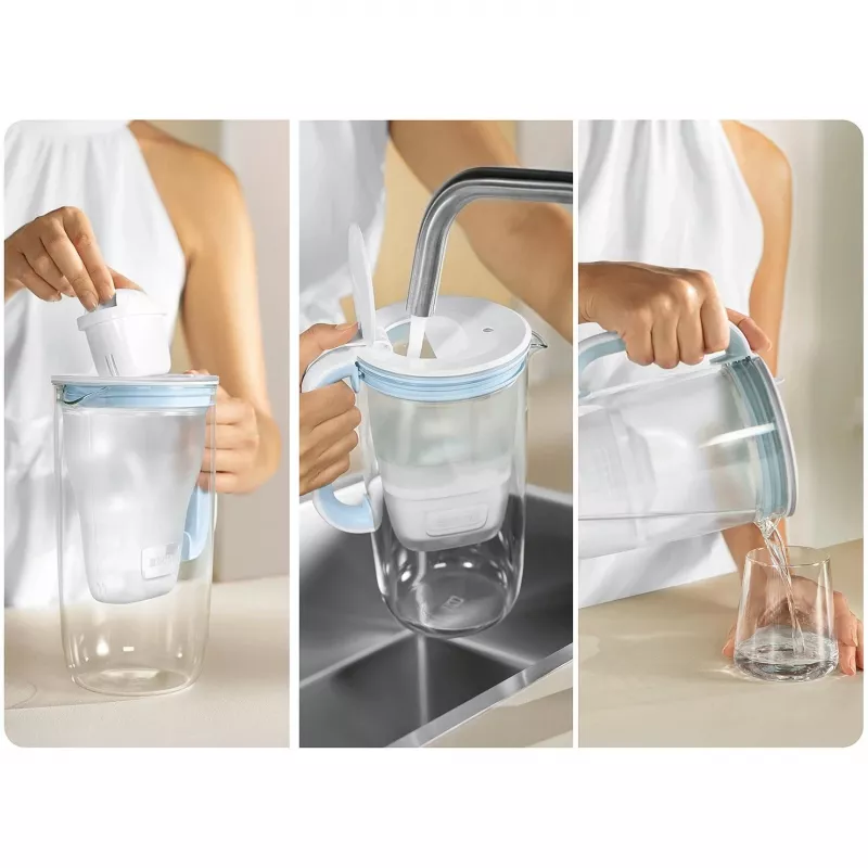 Brita 122003 ūdens filtra kasetne 2 gab. Balta