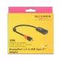 Video kabeļa adapteris DeLOCK 63928 USB Type-C uz DisplayPort 20 pin
