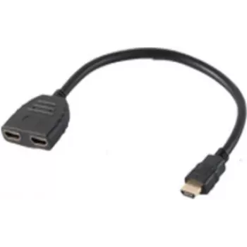 shiverpeaks 2x HDMI - HDMI A - HDMI - 2x HDMI - vīrišķais - sievišķais - taisns - taisns (BS77415)