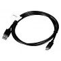 USB A uz USB C kabelis LANBERG CA-USBO-20CU-0018-BK — USB 2.0, 1,8 m, melns
