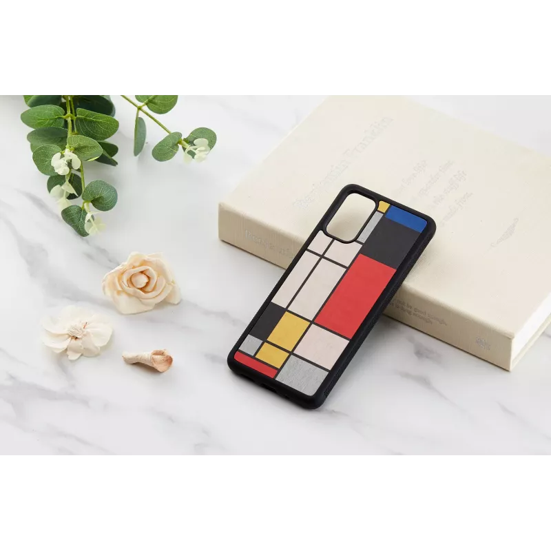 Telefona maciņš man and wood Galaxy S20+ wood Melns — aizsargājošs koka aizmugurējais vāciņš Samsung Galaxy S20+