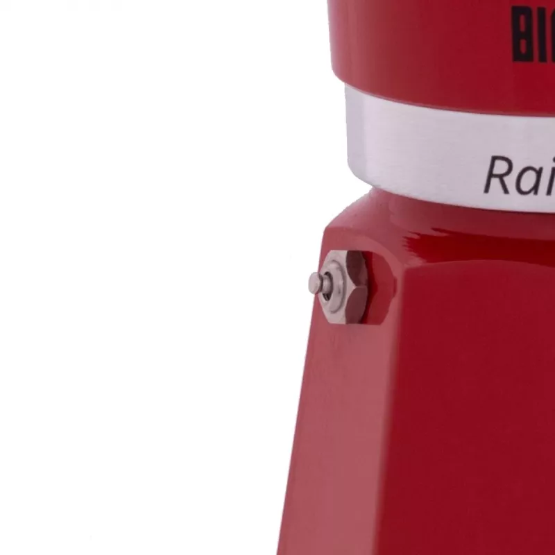 Plīts kafijas automāts BIALETTI Rainbow 0.06 L — alumīnijs, 60 ml, sarkans