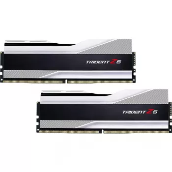 DIMM 64 GB DDR5-6000 (2x 32 GB) Dual-Kit, atmiņa sudraba krāsā, F5-6000J3238G32GX2-TZ5S, Trident Z5, INTEL XMP