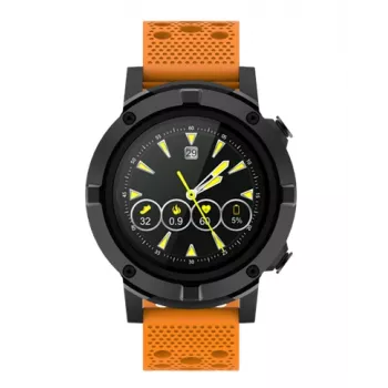 Denver SW-660 GPS viedpulkstenis, 1,3" AMOLED, oranžs siksniņš