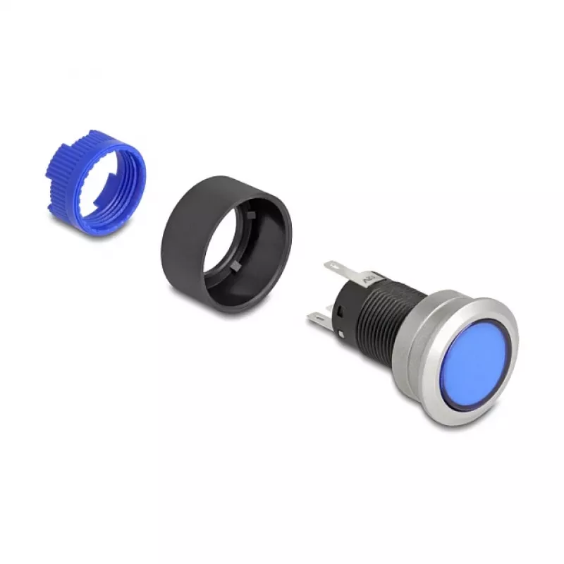Spiedpoga DELOCK 22049 22 mm, 5× lodēšanas spailes, paneļa stiprinājums
