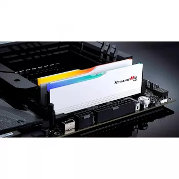 DIMM 48 GB DDR5-5200 (2x 24 GB) Dual-Kit, Memory balta, F5-5200J4040A24GX2-RM5RW, Ripjaws M5, INTEL XMP