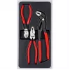 Knipex knaibles komplekta komplekts, 3 pulētas plastmasas detaļas