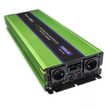 Qoltec Monolith strāvas adapteris Auto 5000 W zaļš