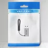 Vention USB 3.0 vīrišķā uz USB-C sievišķo pāreja pelēka alumīnija sakausējuma tips