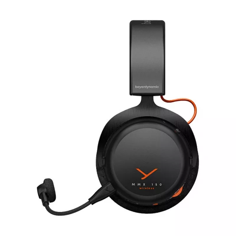 Austiņas Beyerdynamic MMX 150 — vadu un bezvadu, USB-C, Bluetooth, spēļu, 20–20000 Hz, 336 g, melnas