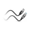 Techly ICOC U3A-RJ45-010 tīkla kabelis Melns, Sudrabs 1 m Cat6 F/UTP (FTP)
