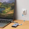 USB-C 11-in-1 adapteris Hawk HW-HUB1101 — daudzportu centrmezgls ar 11 pieslēgvietām