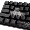 Ducky One 3 Classic Melns/Balts Mini spēļu tastatūra, RGB LED - MX-Speed-Sudraba (US) (DKON2161ST-PUSPDCLAWSC1)