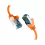 EFB-Elektronik RJ45 komutācijas kabelis ar Cat.7 neapstrādātu kabeli, oranžs, 1 m, S/FTP PIMF, tīkla kabelis, LAN, DSL, ražotājs: EFB Elektronik (EC020200221)
