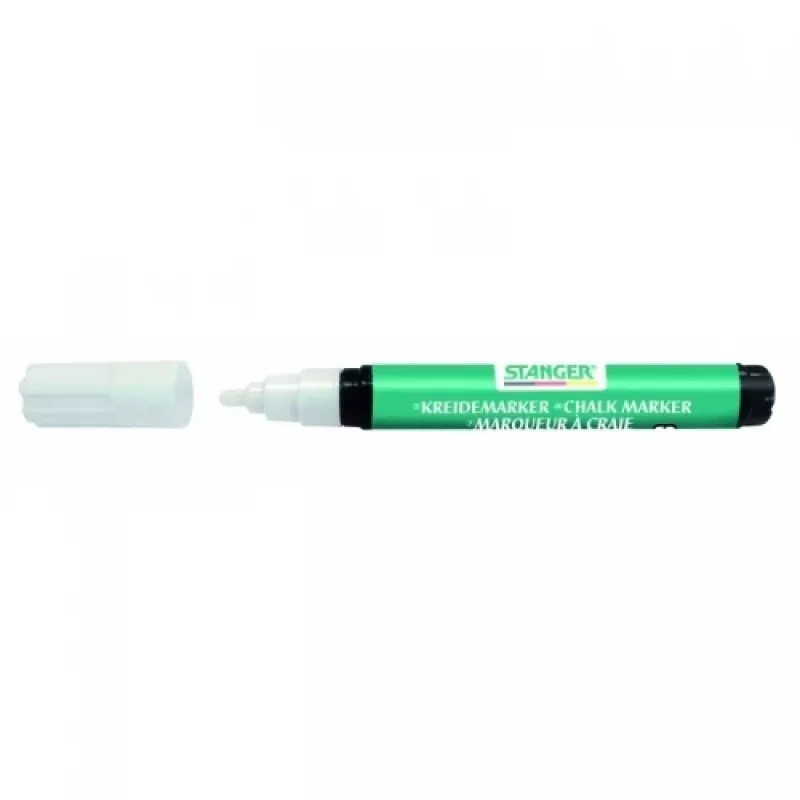 Krīta marķieris Stanger 620000-1, balts, 3–5 mm kalta uzgalis