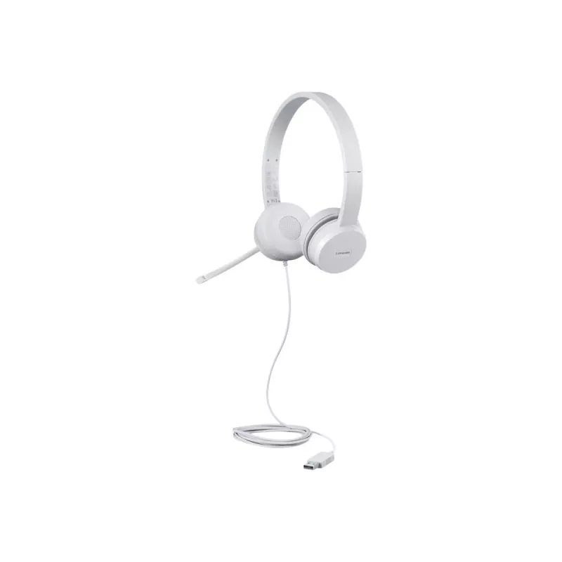 Lenovo GXD1E71385 austiņas/headset ar vadu Plaukstas locītava Zvani/Mūzika USB Type-A Pelēks