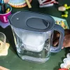 Ūdens filtra krūze BRITA Style Essential 2,4 L grafīta — krūze ar MAXTRA kasetni, Smart Light, 1,4 L filtrētās kapacitātes