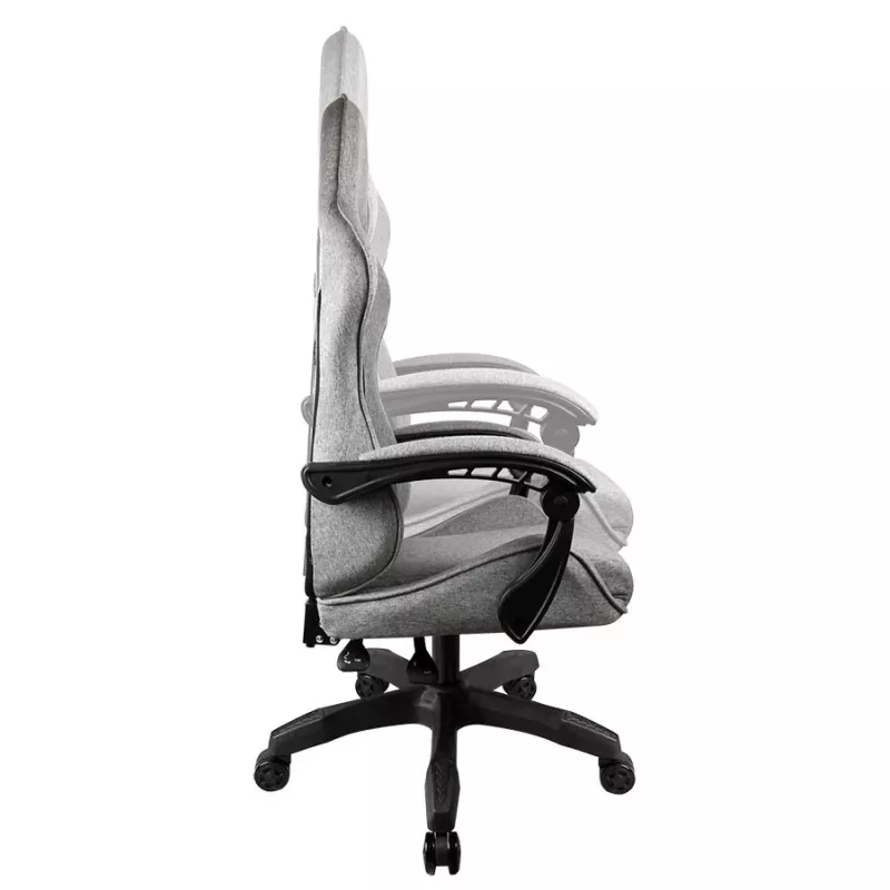 Spēļu krēsls SUBSONIC SA5685-2 — pelēks, ergonomisks dizains, regulējams augstums