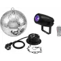Spoguļbumbas komplekts EUROLITE 20 cm ar motoru un PST-5 QCL LED prožektoru