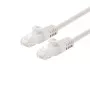 LOGON tīkla kabelis Cat6a U/UTP 15 m ziloņkaula, RJ-45–RJ-45