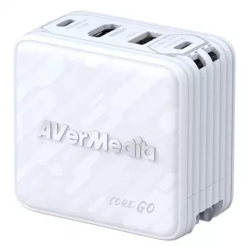 AVerMedia GC313 Universāls balts AC ātrās uzlādes iekštelpu